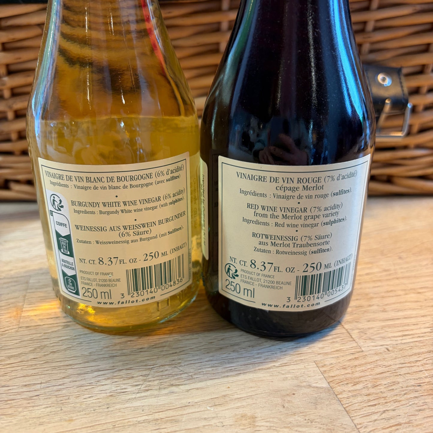 Edmond Fallot Red & White Wine Vinegar
