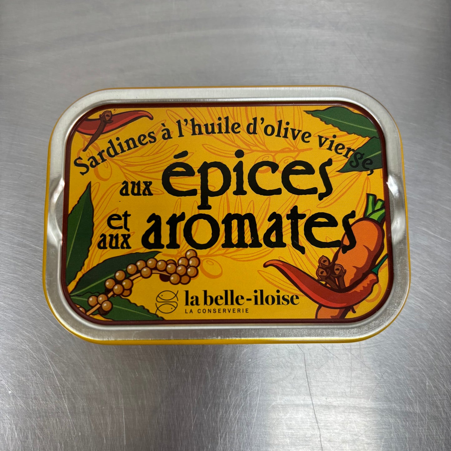 La Belle-Iloise Sardines in Olive Oil with Spices and Aromatics