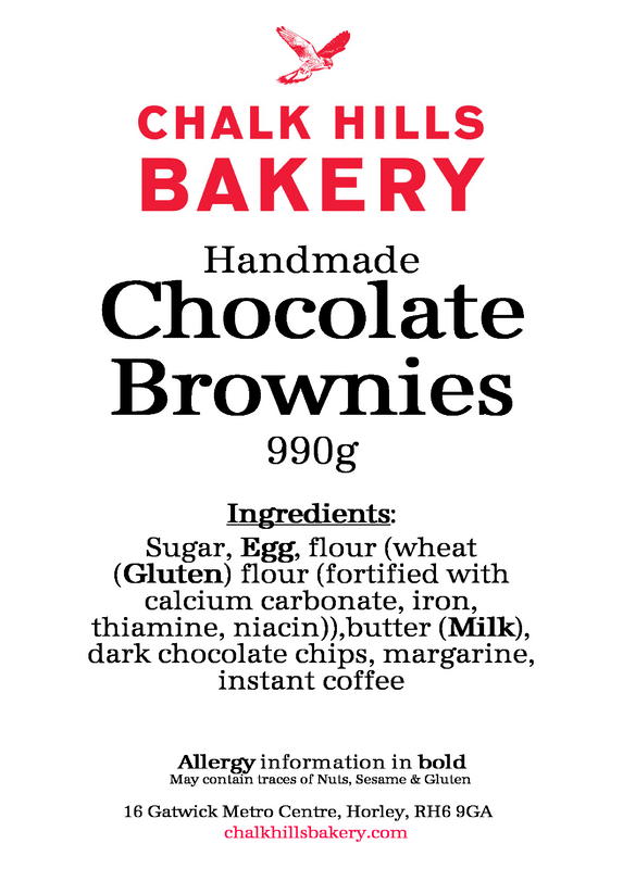 Chocolate Brownies, Pack of 6