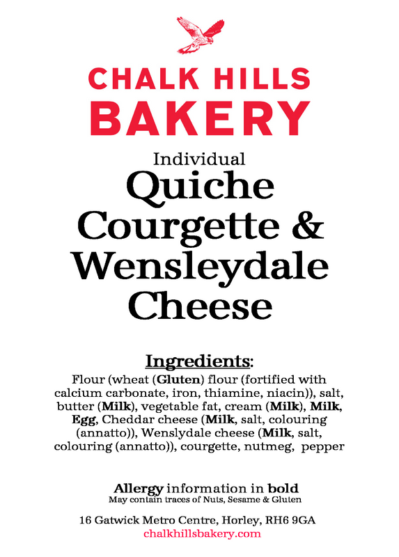 Courgette and Wensleydale Quiche