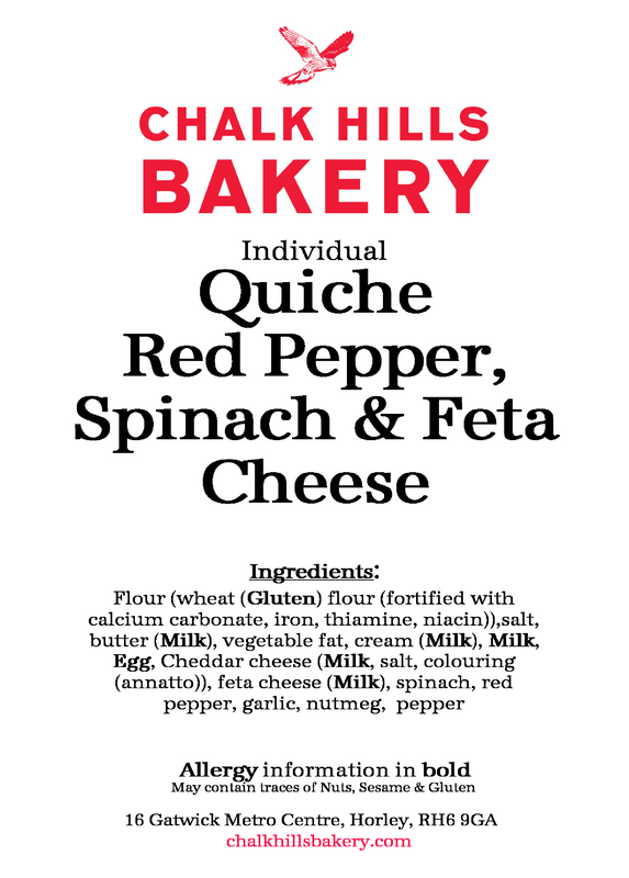 Spinach, Red Pepper and Feta Quiche