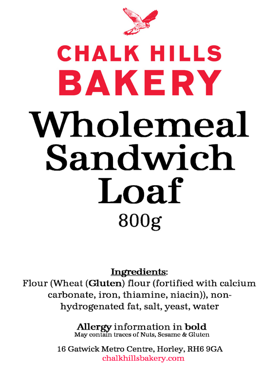 Wholemeal Sandwich Loaf, 800g