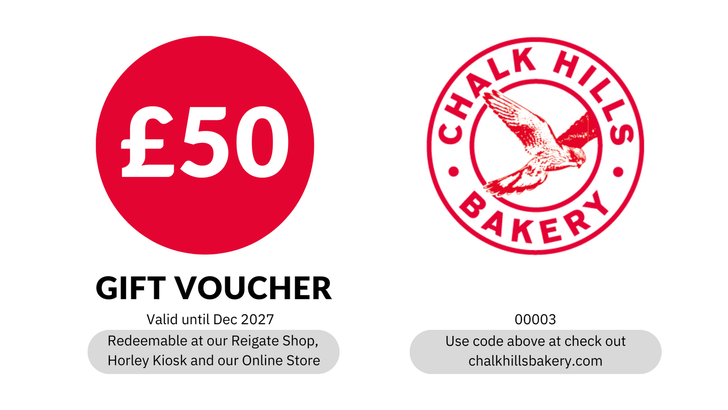 Chalk Hills Bakery Gift Voucher