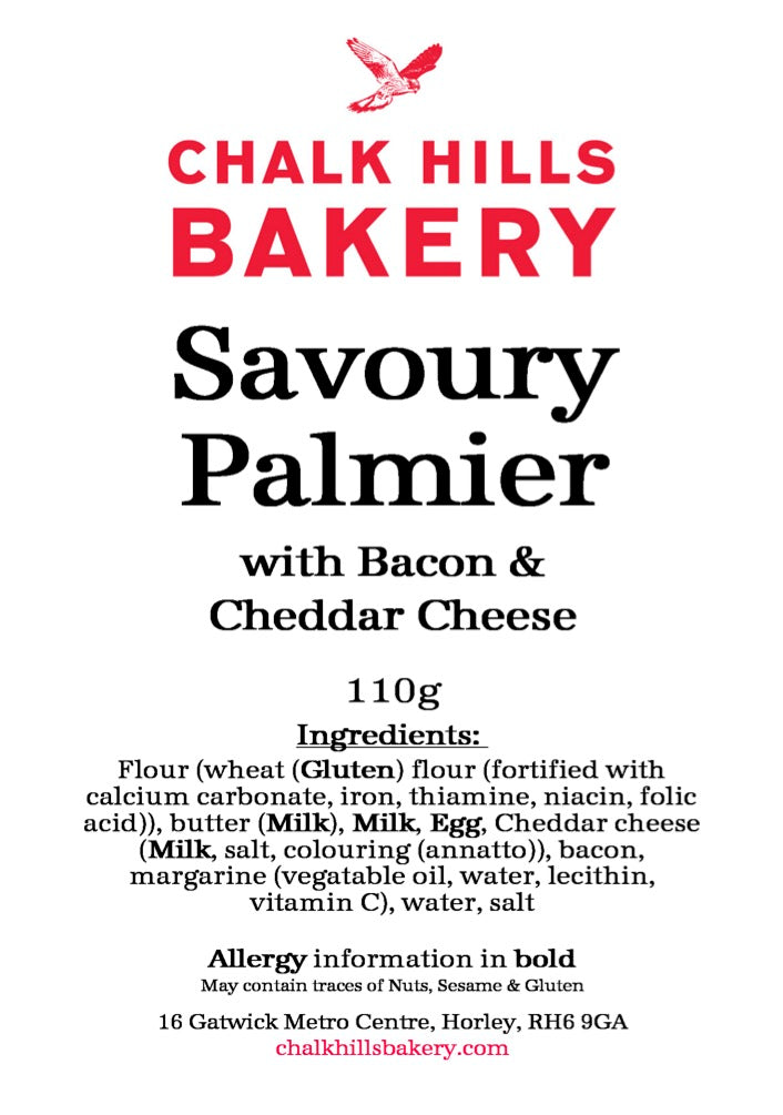 Bacon and Cheddar Palmier