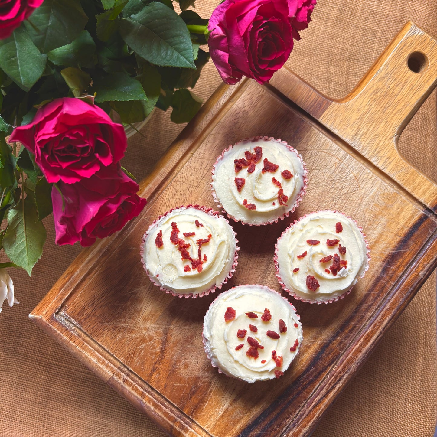 Box of 4 Red Velvet Cupcakes