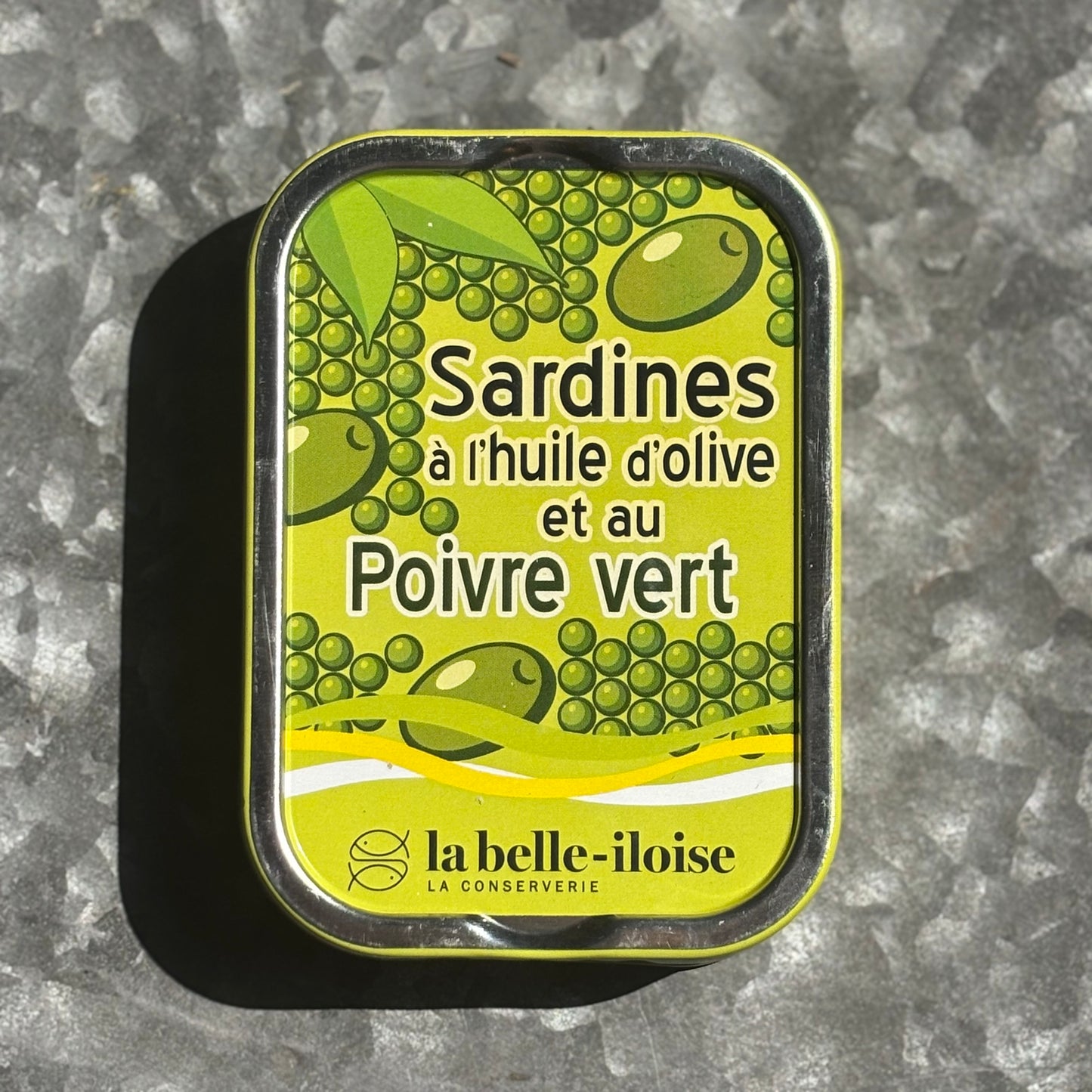 La Belle-Iloise Sardines with Green Peppercorns