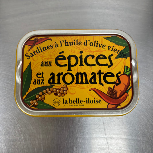 Belle Iloise Sardines in Olive Oil and Spices 115g