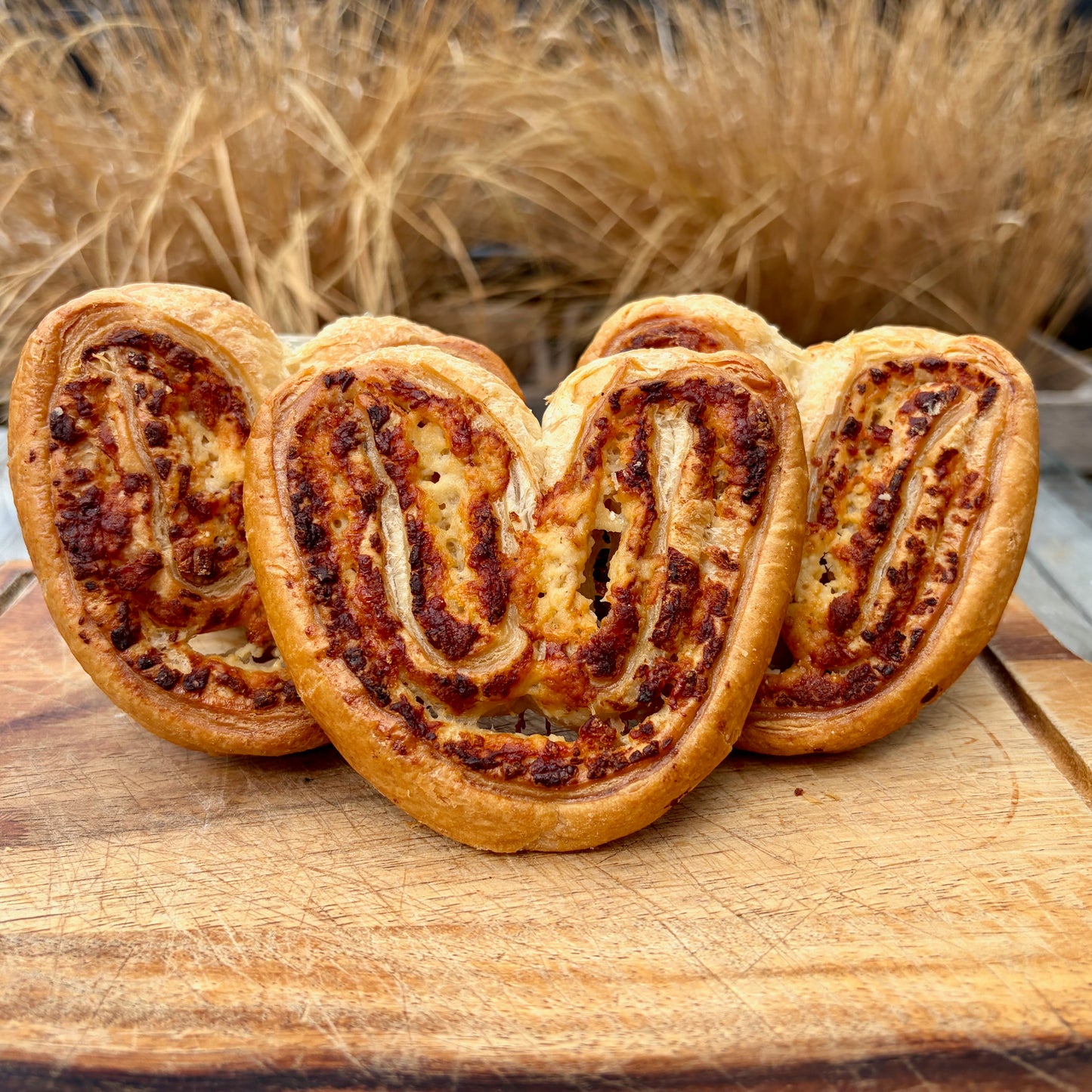Bacon and Cheddar Palmier