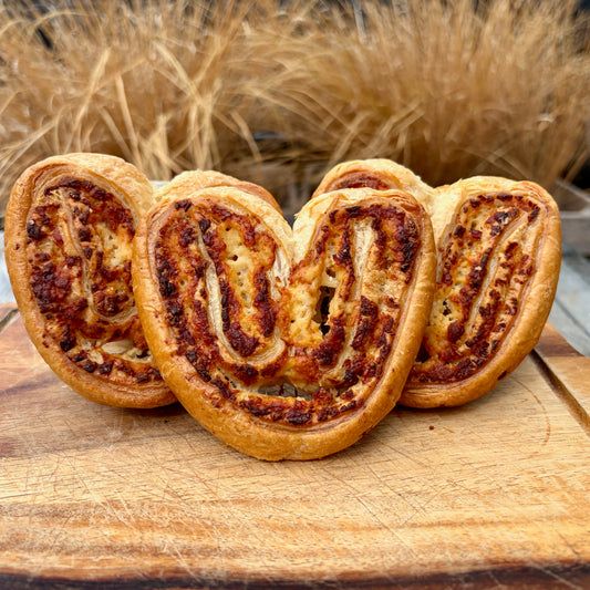 Bacon and Cheddar Palmier