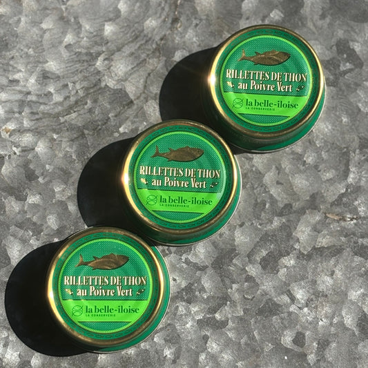 Belle Iloise Tuna Rillettes, Green Peppercorns 60g