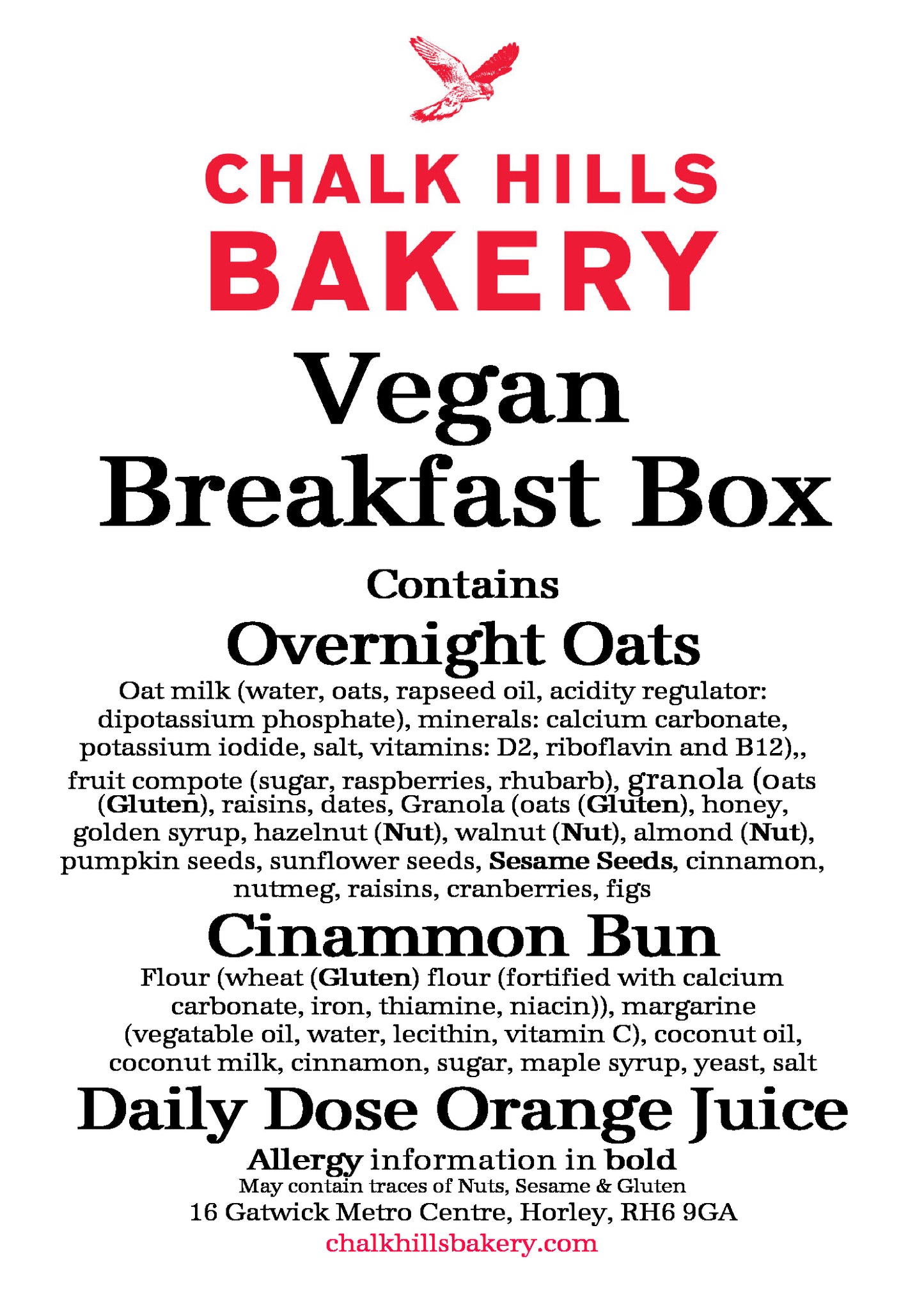 Vegan Breakfast Box