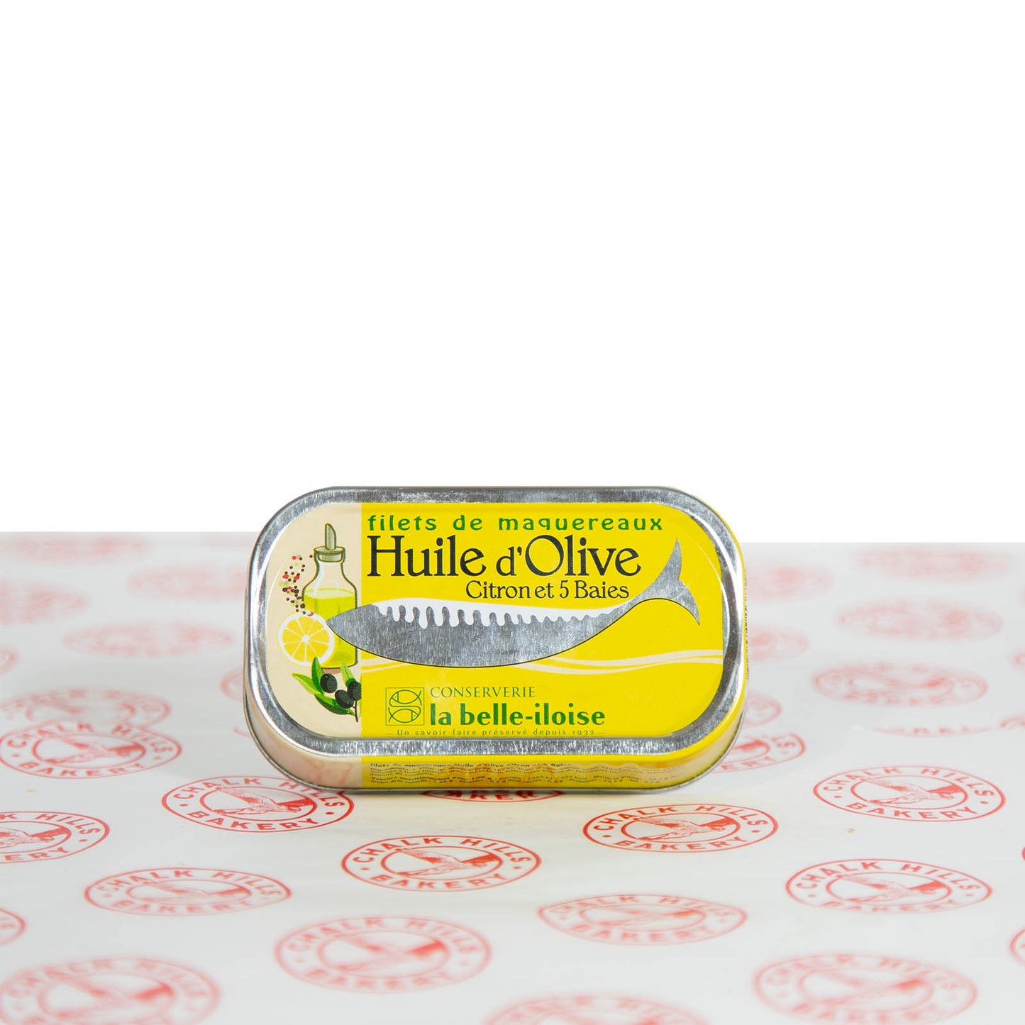 Belle Iloise Mackerel in Olive Oil with Lemon & Peppercorns 118g