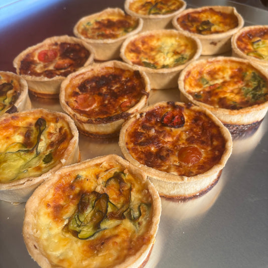 Courgette and Wensleydale Quiche