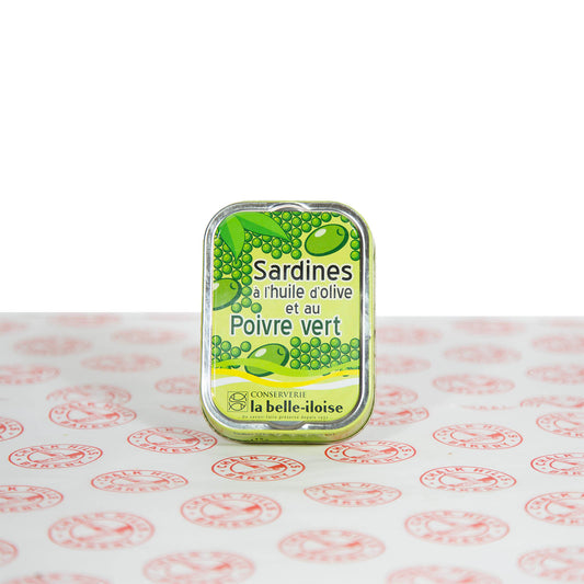 Belle Iloise Sardines in Olive Oil and Green Peppercorns 115g