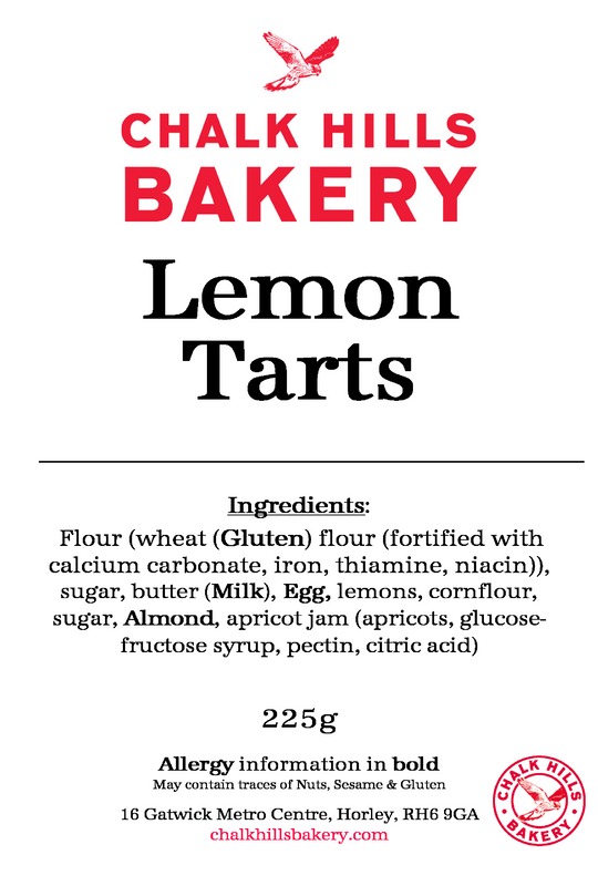Individual Lemon Tarts, Pack of 5